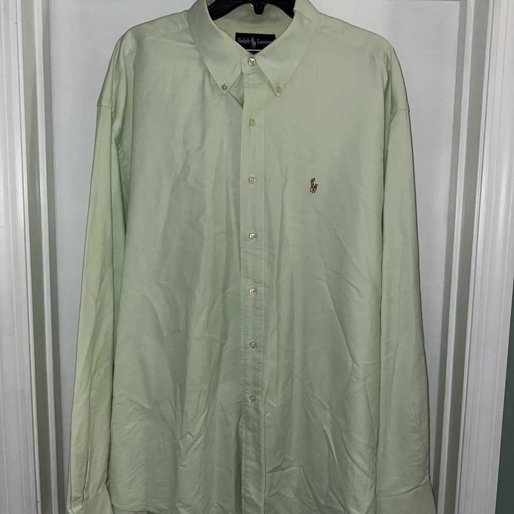 Ralph Lauren Men's Green Shirt